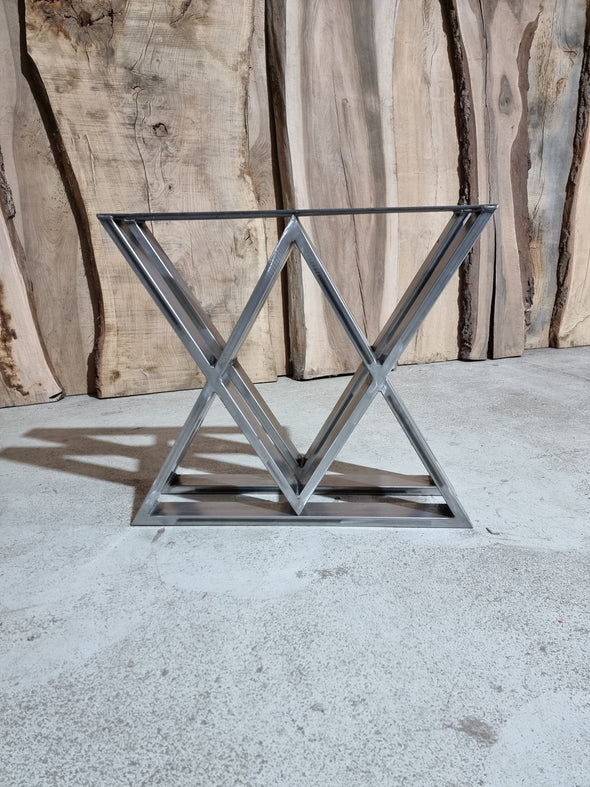 2x Zig-Zag-frame table legs